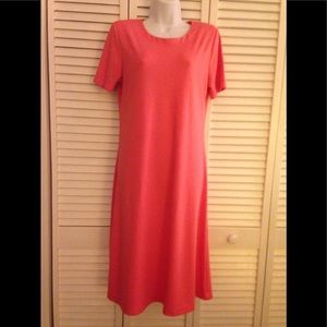 Susan Graver Coral Dress 